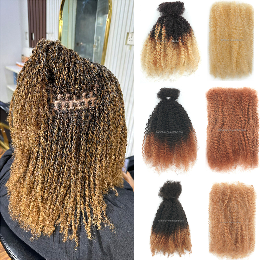 Vast Hair Workshop Craft Detail 5 for KAMA 100% Human Hair High Density Afro Kinky 4A 4B 4C Curly Bulk Human Hair for Braiding/Braids
