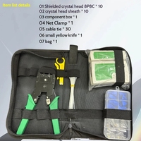 Kit d'Outils Réseau pour Réparation, Maintenance et Installation de Câbles Réseau