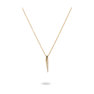 Collier en acier inoxydable avec pendentif triangulaire aiguisé Ziye, couleur or, bijoux tendance - Product Image 2