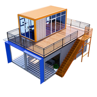 Conteneur d'expédition intelligent de 40 pieds maison de bureau maison préfabriquée de luxe maison de maître préfabriquée pour la croatie espagne allemand