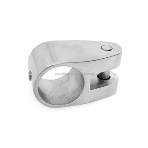 Embout coulissant pour bimini top, quincaillerie marine robuste en acier inoxydable 316, compatible avec les tubes ronds de diamètre extérieur - Product Image 4