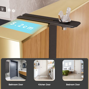 SANIPRO Modern 2-Layer Carbon Steel Storage Rack No-Drilling Bathroom Corner <strong>Shower</strong> <strong>Caddy</strong> Hanging <strong>Over</strong> <strong>the</strong> <strong>Door</strong> Shelves - Product Image 6