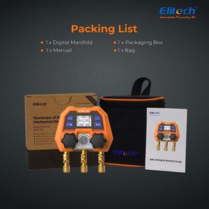 पोर्टेबल मिनी रेफ्रिजरेटर डिजिटल कई गुना गेज प्रशीतन गैस डिजिटल दबाव गेज - Product Image 2