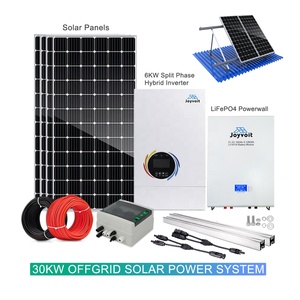 Sistema Solar Fuera de la Red de 30KW con Batería de Litio 120V 240V Bifásico 60A para Sistema de Energía Doméstica - Product Image 1