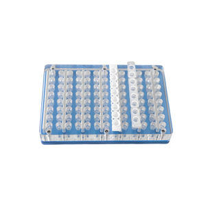 Rak Lab magnetik untuk tabung PCR, dudukan pelat PCR 96Well PCR, cocok dengan pelat Non-Skirted tepi Semi Magnet kuat - Product Image 2
