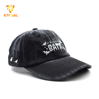 Casquette de baseball unisexe rétro vintage non structurée en tissu Oxford, couleur unie, teinte à pois, effet vieilli, délavée, motif léopard, casquettes de sport en tissu Dobby