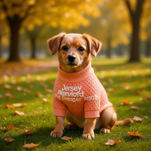 Suéter para Mascotas Jersey Norwood Talla M 50 cm, Ropa para Perros de Punto Color Durazno - Product Image 3