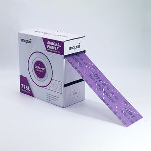 Disques abrasifs multi-trous violets floqués 70mm*70mm pour polissage automobile, utilisation humide ou sèche, dureté moyenne, OEM, directement de l'usine - Product Image 5