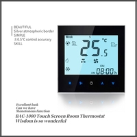 Pengontrol Termostat AC Pusat Cerdas WiFi Tuya Layar Sentuh Digital Termostat Ruangan Hemat Energi Sistem Pemanas Lantai Hotel