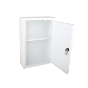 Excellent <span class=keywords><strong>niveau</strong></span> Top qualité bas prix hôpital acier verrouillable métal fixé sur le mur armoire à pharmacie boîte de premiers soins - Product Image 3