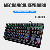 Kostenlose Probe Mechanische Multifunktions-Computertastatur Gamer Mini Kabelgebundene Mechanische Tastatur für PC Pad Android TV Box