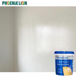 Peinture murale intérieure transparente Phoenix Lion, brillante, à base d'eau, formule écologique, facile à nettoyer, application au pinceau/au rouleau, CE français A+ - Product Image 6