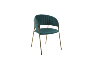 Meuble <span class=keywords><strong>de</strong></span> salle à manger avec pieds dorés en velours, <span class=keywords><strong>chaise</strong></span> <span class=keywords><strong>de</strong></span> table moderne et en marbre, nouveau modèle, - Product Image 3