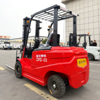 Chariot élévateur électrique industriel de 2,5 tonnes, chariot élévateur à batterie pour la manutention de charges lourdes en usine et en entrepôt