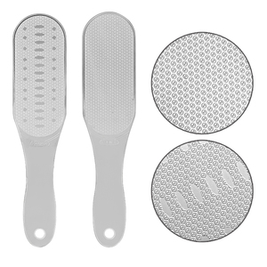 Lima per Piedi in Acciaio Inossidabile di Alta Qualità, Logo Personalizzato, Lima a Doppia Faccia per Rimuovere i <span class=keywords><strong>Talloni</strong></span> Screpolati - Product Image 3