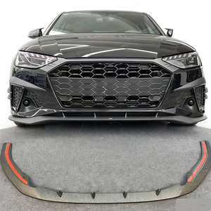 ที่แยกขอบคางสำหรับรถยนต์ <span class=keywords><strong>Audi</strong></span> <span class=keywords><strong>A4</strong></span> S4 2020 2021 <span class=keywords><strong>2022</strong></span> 2023 2024กันชนหน้าสีดำเงา S4 <span class=keywords><strong>A4</strong></span>รถยนต์ - Product Image 1