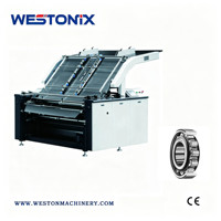 Machine à laminer automatique à entraînement hydraulique WESTONIX avec une vitesse de 90 m/min pour les cartons et les emballages chimiques