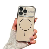 Nouvelle coque magnétique en verre pour iPhone 17 Air 16 15 Pro Max avec films de protection d'objectif en verre et accessoires pour téléphone