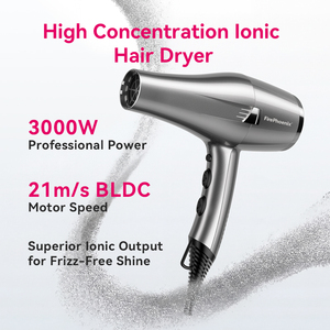 Sèche-cheveux ionique haute concentration FirePhoenix F1Max Pro, moteur BLDC 21 m/s, 3000 W, outil de coiffage professionnel avec câble de 3,5 m - Product Image 2