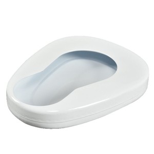 Commode avec bac pour personnes âgées et femmes enceintes, pour utilisation à domicile au lit, en position assise et allongée - Product Image 2