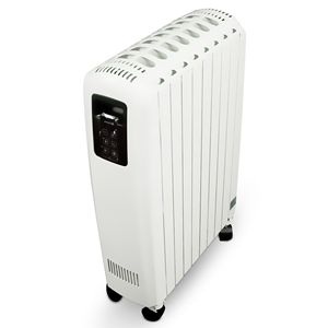 Radiador de Aceite Digital de 2000W, Blanco, 3 Niveles de Potencia, Calefactor Eléctrico - Product Image 1