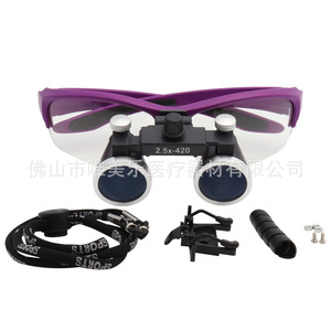 Lupa Binocular Dental VIMEL 2.5x-420 Estilo Gafas con Diadema Ajustable para Odontología de Precisión - Product Image 5