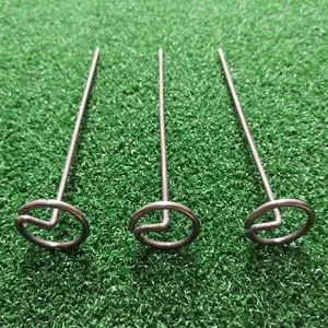 Circle top or round top sod nails G shape staple stakes