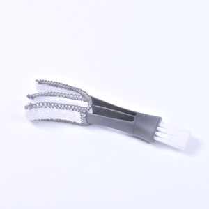 Brosse à double tête multi-usages Aoniu Qjs01 pour le nettoyage en profondeur des sorties de climatisation, des claviers et des <span class=keywords><strong>volets</strong></span>, mousse nettoyante PP - Product Image 4