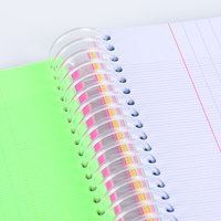 Nouvelle Recommandation de Produit : Cahier Professionnel à Spirale Format A4, Pages Intérieures Multicolores Assorties pour Dessin et Conception
