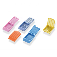 Cassette d'encastrement de tissu en plastique jetable de laboratoire de haute qualité pour l'histologie