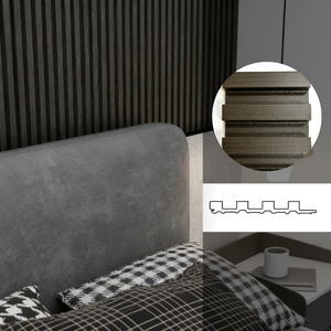 แผ่นผนังตกแต่งลายตะแกรงสไตล์โมเดิร์นคุณภาพสูงแบบกำหนดเอง แผ่นผนัง WPC แบบกำหนดเอง เหมาะสำหรับตกแต่งฝ้าเพดานภายในอาคาร - Product Image 4