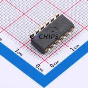 DSIC-06-LS-GER DIP Switch SMD Switch Flat Toggle, Raised Type Single Pole Single Throw 6 2.54mm - Product Image 2