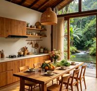 FULLSUMMER Valley Treehouse Guesthouse OneStop Design : Service de conception et de personnalisation complète de la maison, y compris la décoration intérieure.