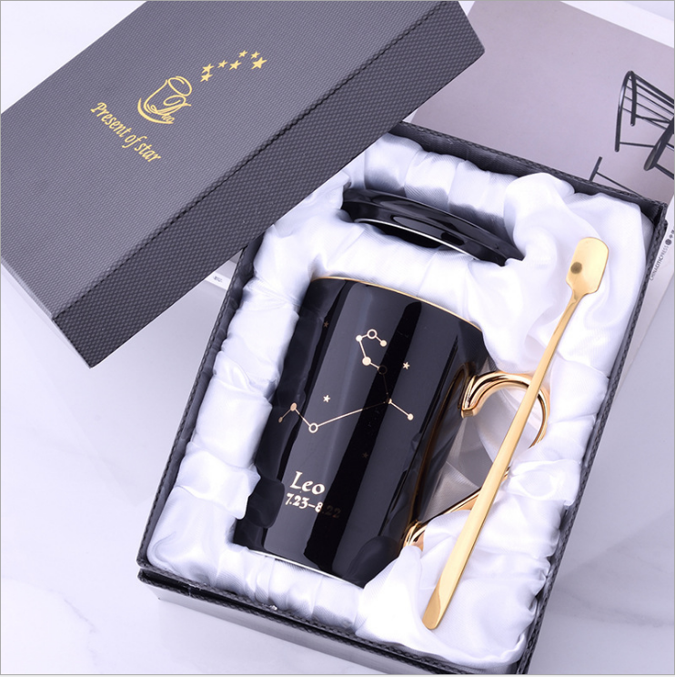 Caja de regalo de mango de oro