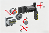 Tour CNC compact de type suisse YH1112V à double broche, capacité de tournage de barres de 12 mm, pour l'usinage de petits arbres métalliques