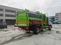 Camion à ordures Foton de petite taille, 3-12 m³, de haute qualité, à chargement latéral, compacteur diesel pour la collecte des déchets