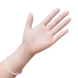 12 " 30 Cm Long Environmentally Friendly Powder Free Vinyl Pvc Gloves For Cleanroom Work Gloves