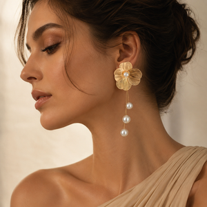 Dernières tendances : Boucles d'oreilles pendantes convertibles à pampilles brillantes en argent pour femme, créatives et élégantes - Product Image 3