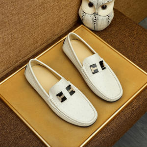 Zapatos Oxford de Goma para Negocios, Entresuela de Látex, Suela Resistente, Tela Suave, Parte Superior de Cuero Vacuno de Grano Completo, Forro Espumado, Duraderos - Product Image 3