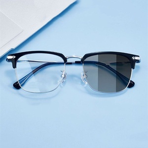 <span class=keywords><strong>Lunettes</strong></span> photochromiques carrées de haute qualité pour hommes, <span class=keywords><strong>anti</strong></span>-<span class=keywords><strong>lumière</strong></span> <span class=keywords><strong>bleue</strong></span>, à changement de couleur, protection <span class=keywords><strong>UV</strong></span>, pour l'extérieur - Product Image 4