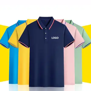 Özel baskı veya nakış logosu erkekler üniforma düz Polo GÖMLEK 100% pamuk polyester süblimasyon boş golf polo gömlekler polo GÖMLEK s