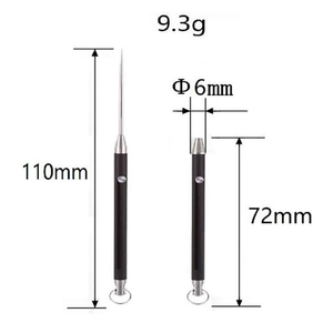 Cure-dents portables en alliage <span class=keywords><strong>de</strong></span> titane pour le camping en plein air et les pique-niques cure-dents réutilisables pour la randonnée - Product Image 6