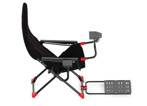 Foldable Race Car Simulator Holder Seat Frame Home Driving Game <strong>Steering</strong> <strong>Wheel</strong> with Screen Holder <strong>Pedal</strong> Stand with Chair Bracket - Product Image 2