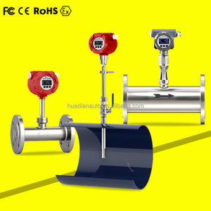 OEM 4-20mA RS485 LCD 디스플레이 증기 열 질량 유량계 SS316L 플랜지형 고온 가스 액화 석유 열 질량 유량계 - Product Image 1
