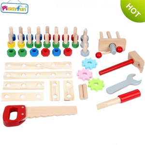 <span class=keywords><strong>Établi</strong></span> éducatif en bois pour enfants semblant jouer outil <span class=keywords><strong>jouets</strong></span> - Product Image 2