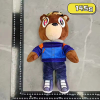 Nouvel Arrivage HY : Ours en Peluche Kanye, Jouet en Peluche Personnalisé Kanye West pour la Remise des Diplômes