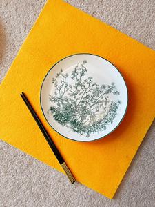 Nouvel ensemble de 4 assiettes en porcelaine de style européen, en porcelaine fine pour le dîner - Product Image 5