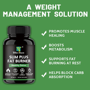 Wins Town 60PCs Slim Plus quemador de grasa Desintoxicación saludable Metabolismo energético Aumentar el apetito Suprimir la tableta para quemar grasa - Product Image 4