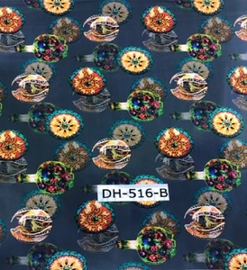 ผ้าเครปฝรั่งเศสพิมพ์ลายดิจิทัลคุณภาพเยี่ยม น้ำหนักเบา 80 GSM สำหรับตัดเย็บเสื้อผ้าและชุดเดรส - Product Image 3