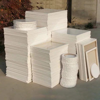 Paneles de lona de marco redondo, paneles de pared, tablero de lona 16x20 para pintar, tablero de lona de algodón